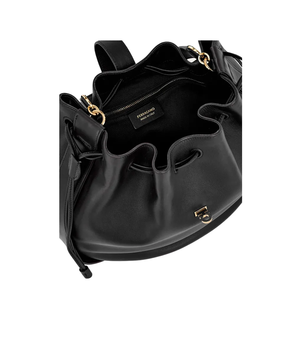 Hug Buckle Bucket Bag