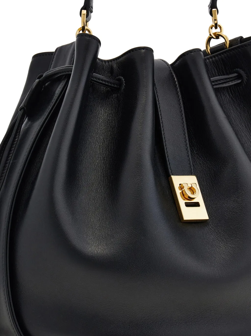 Hug Buckle Bucket Bag