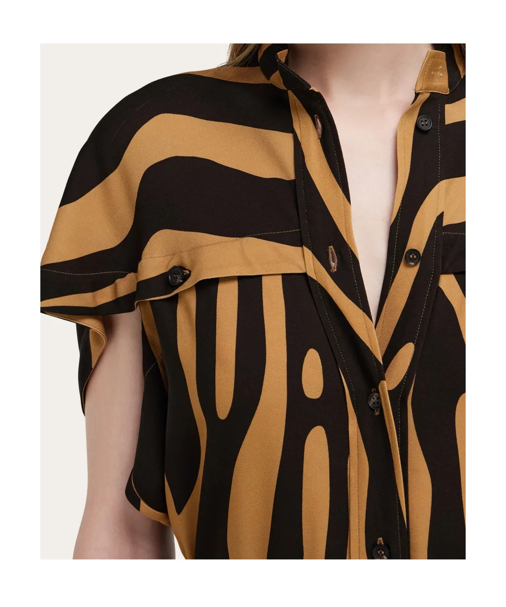 Twill Shirt Dress