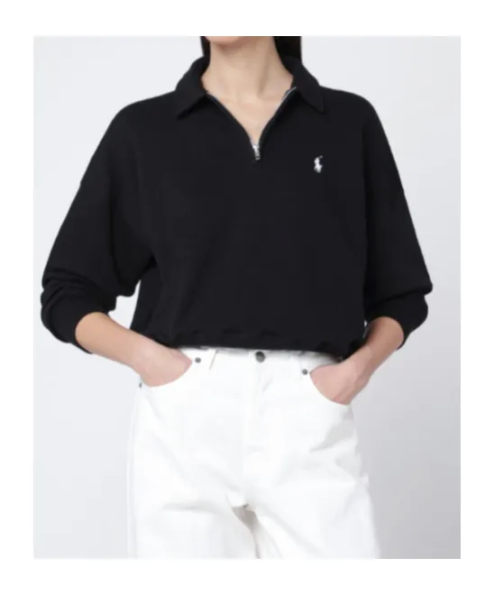 Long-Sleeved Zip-Up Sweatshirt