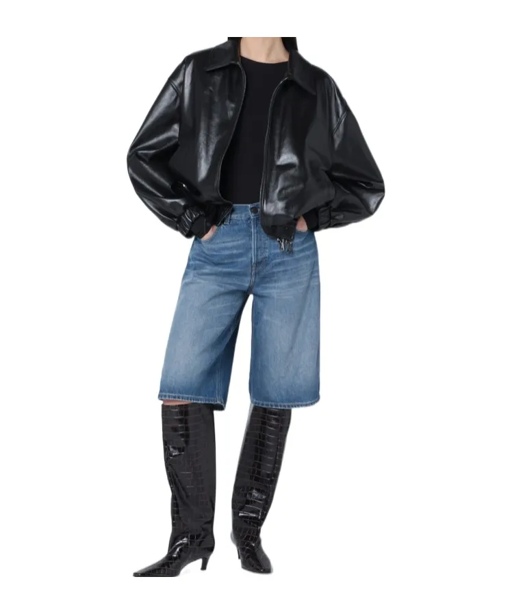 Haikure New Becky Denim Shorts