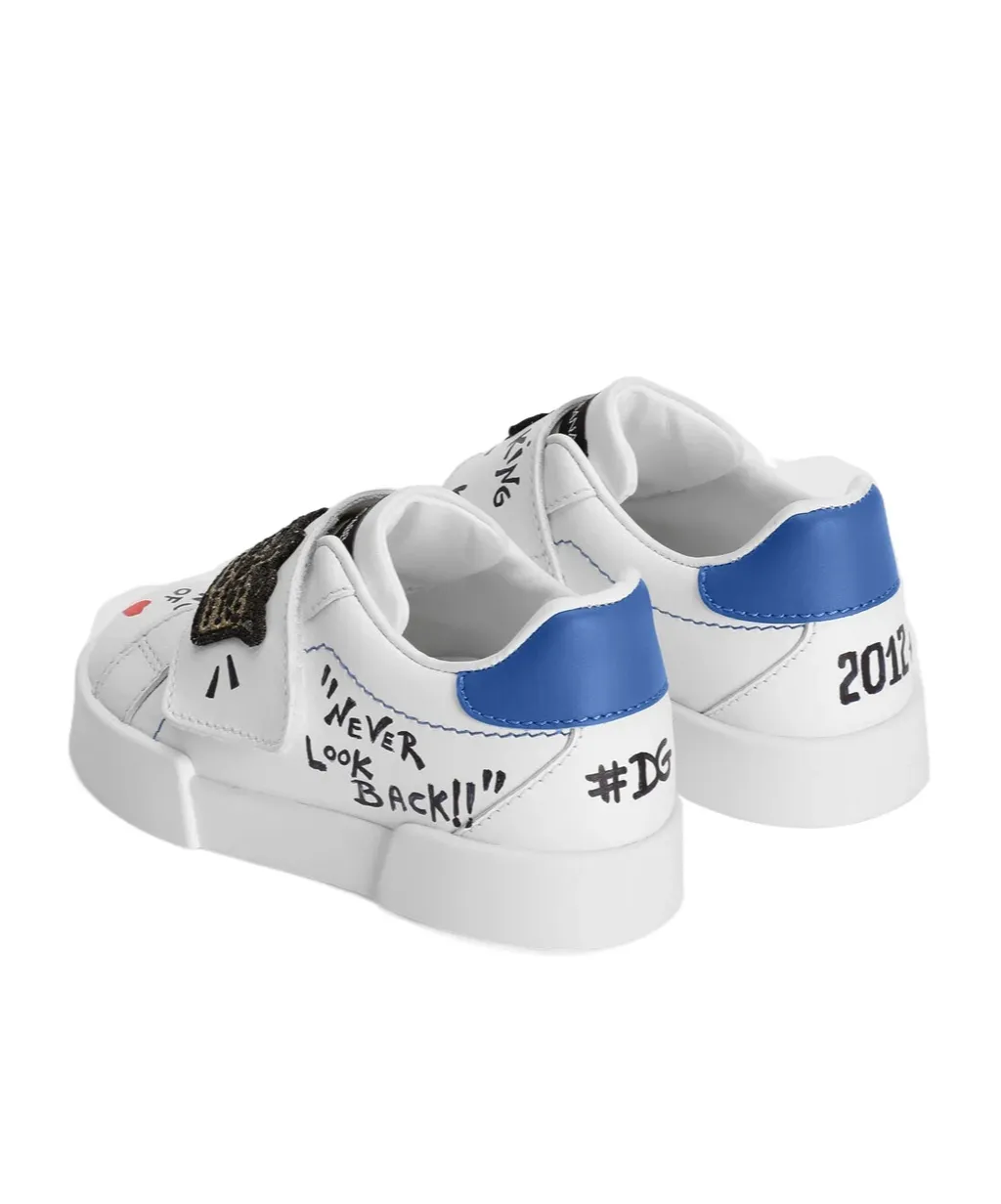 Dolce & Gabbana Kids Patch Sneakers
