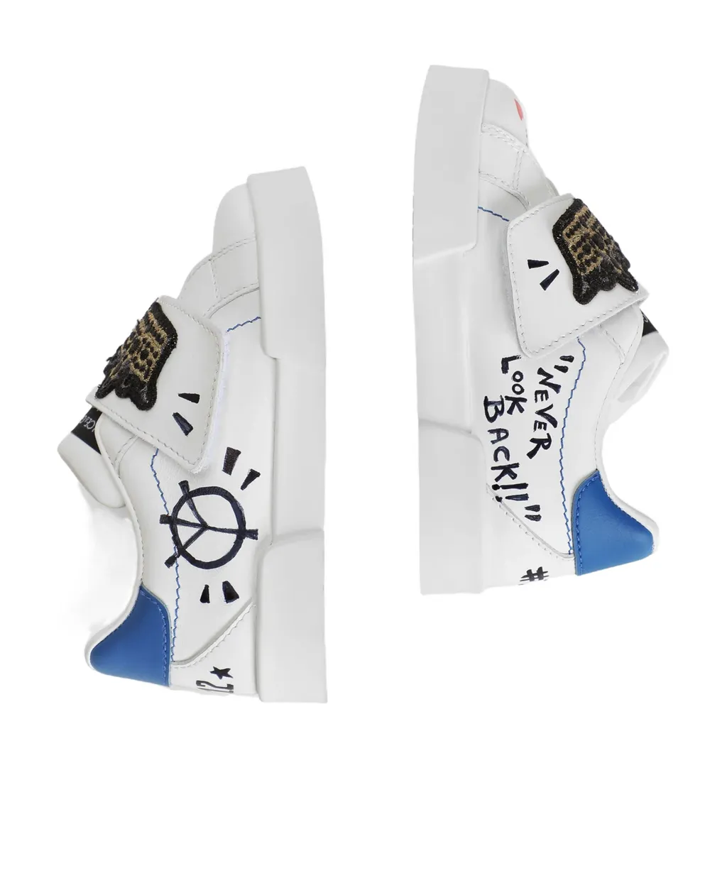 Dolce & Gabbana Kids Patch Sneakers