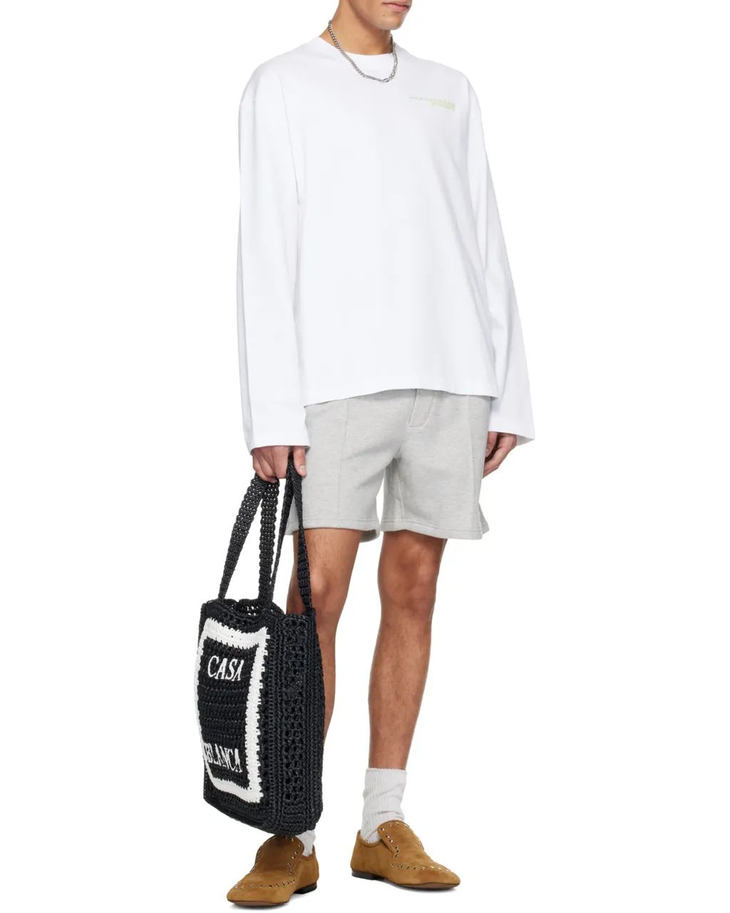Casablanca Glitch Orchid Long-Sleeve T-Shirt