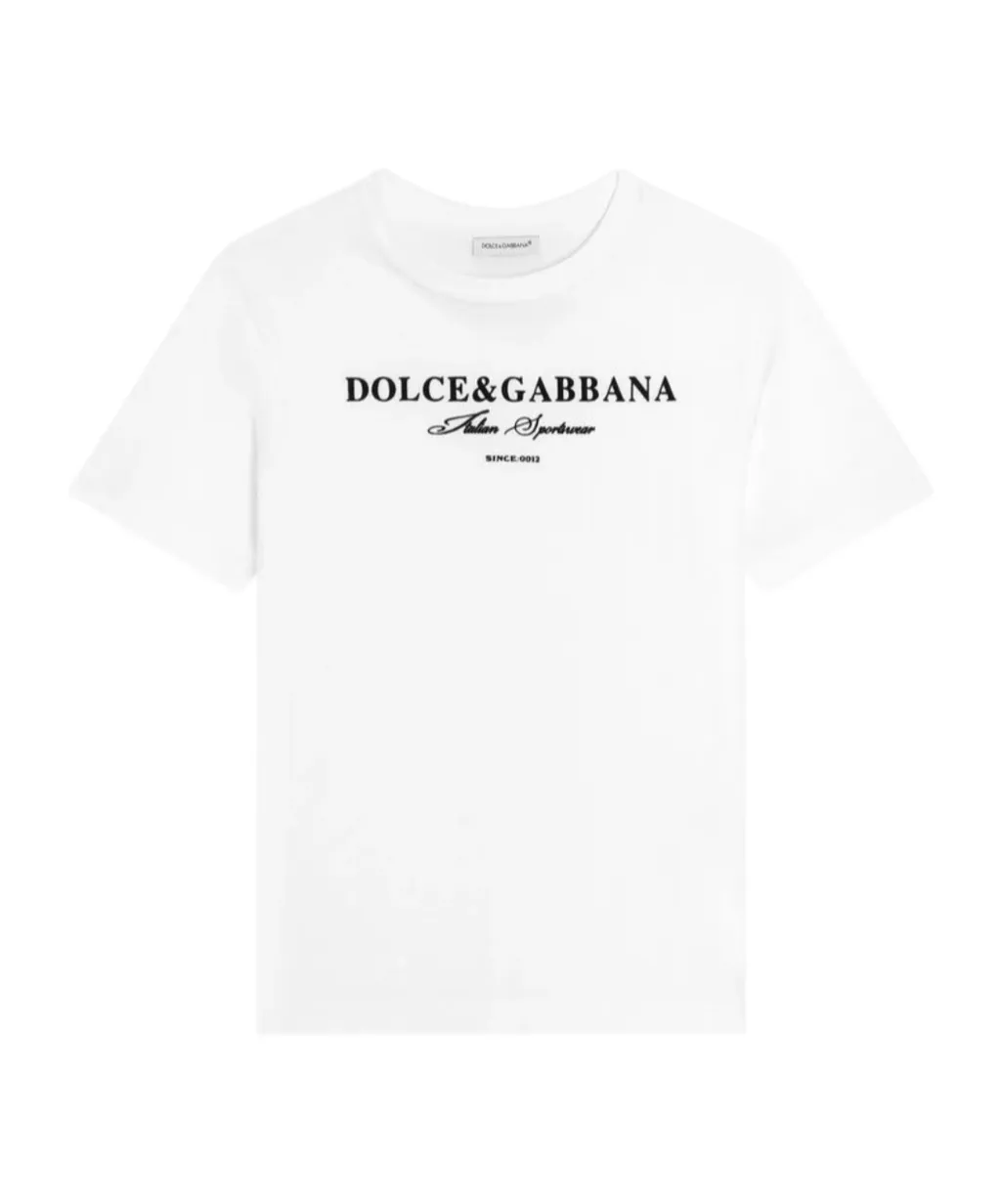 Dolce & Gabbana Kids Short-Sleeved Jersey T-Shirt