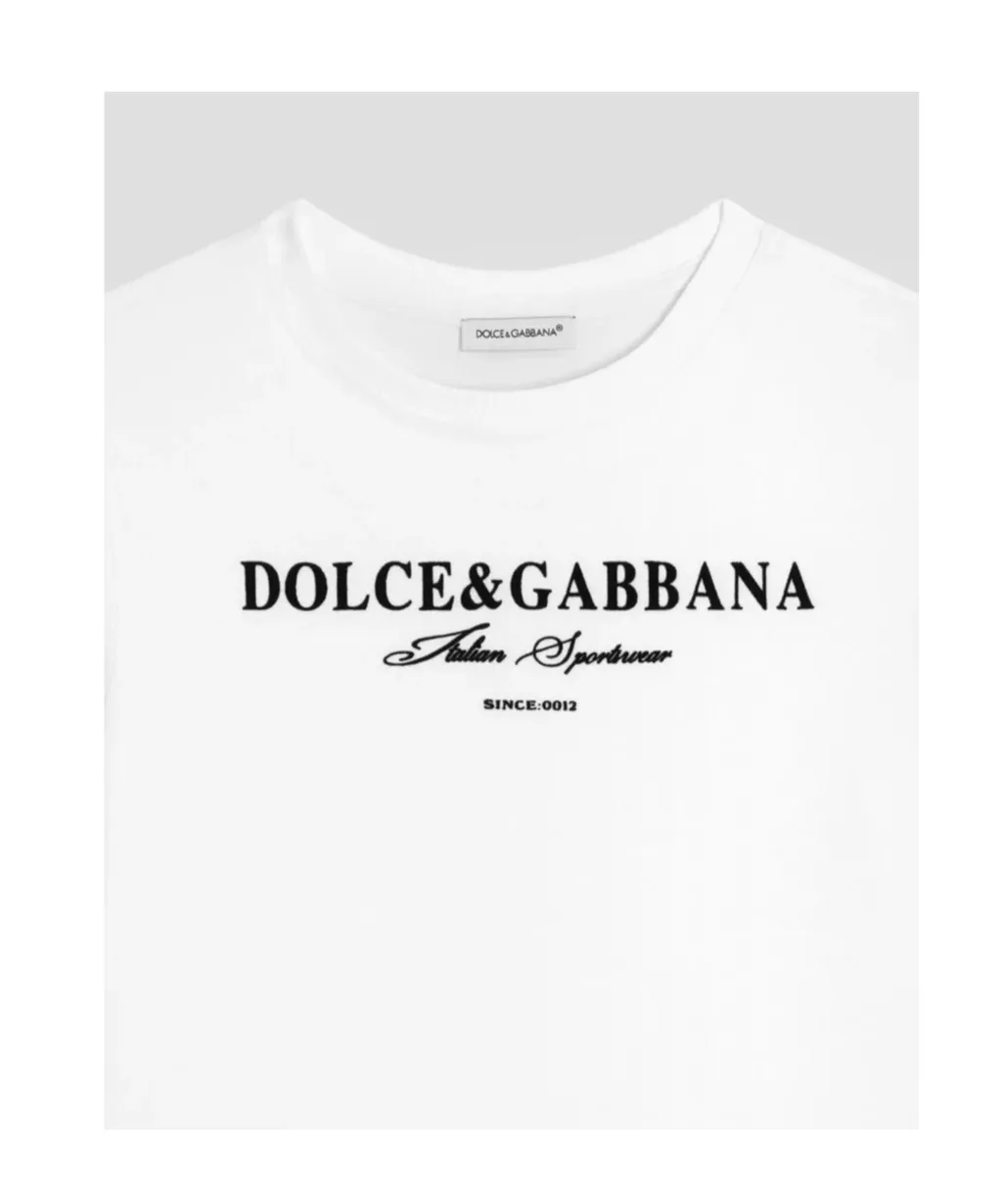 Dolce & Gabbana Kids Short-Sleeved Jersey T-Shirt