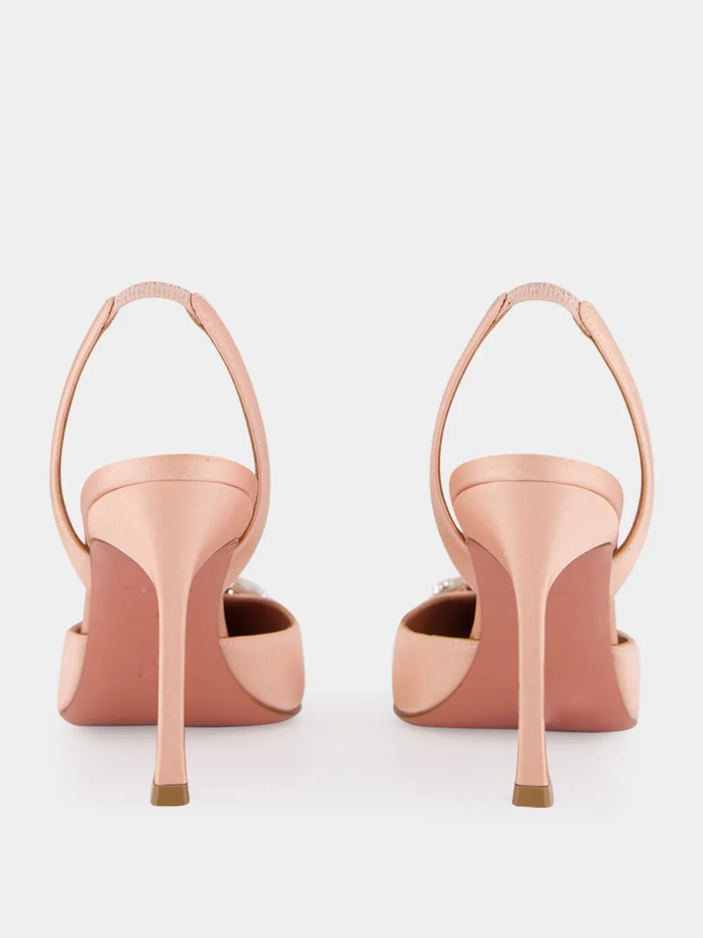 Amina Muaddi Camelia 90 Slingback Pumps