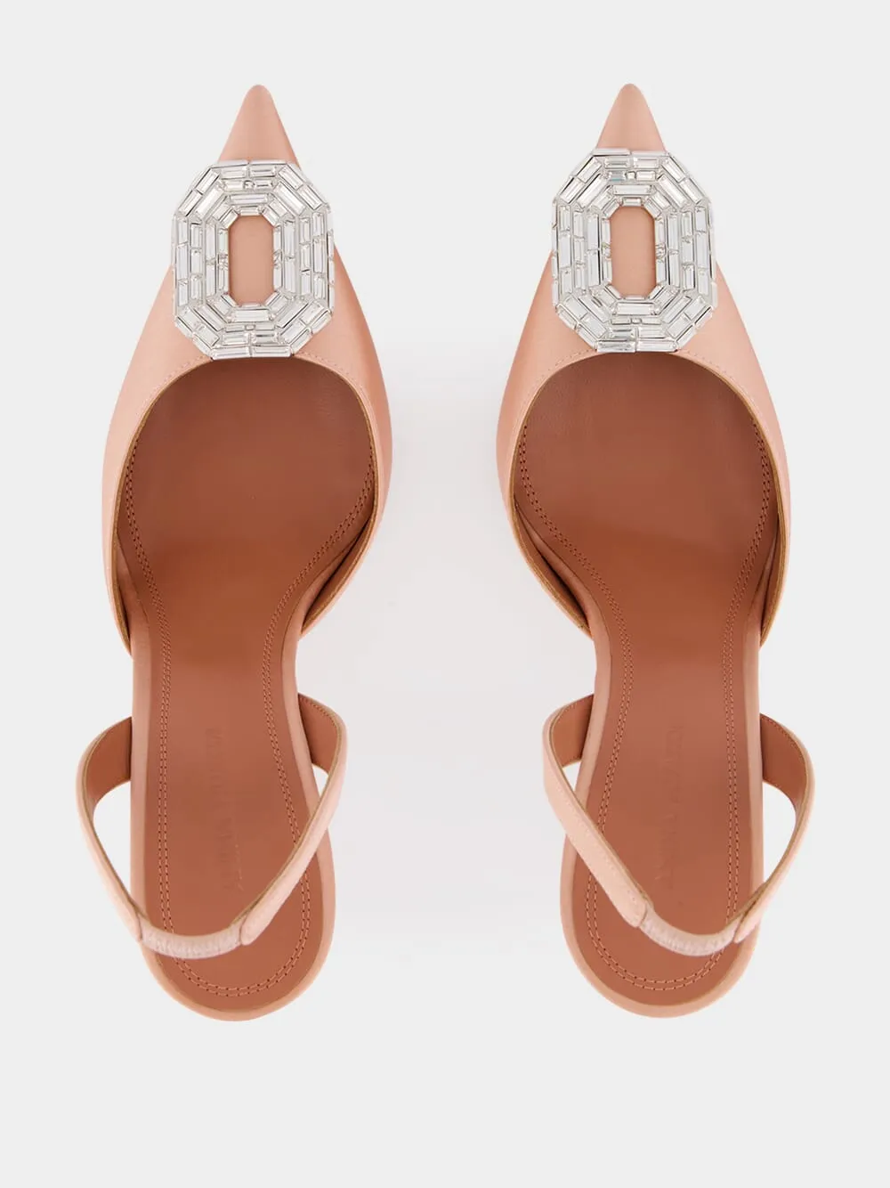 Amina Muaddi Camelia 90 Slingback Pumps