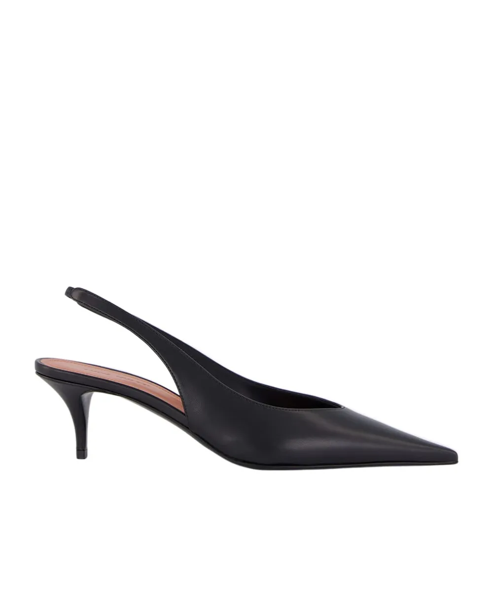 Amina Muaddi Black Anok Sling