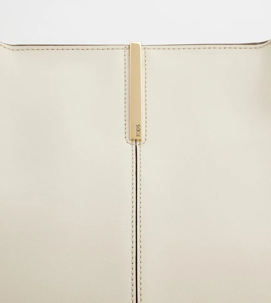 Tod's Logo Plaque Medium-Small Shopping Bag