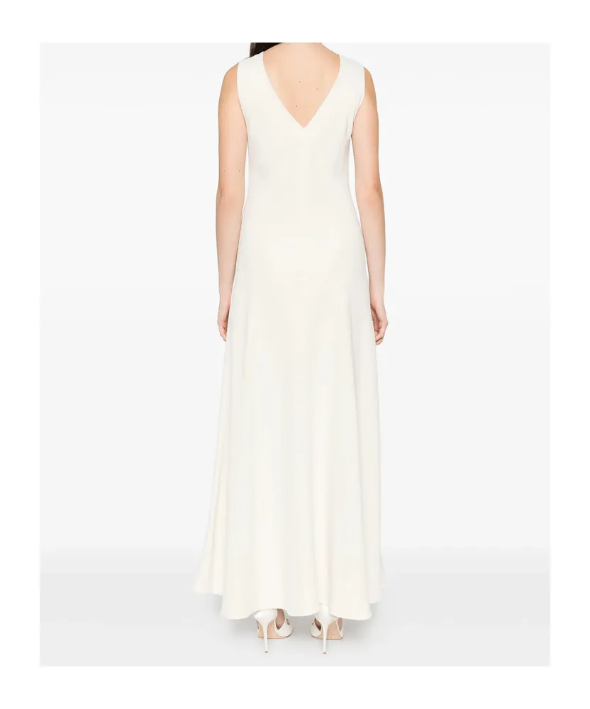 V-Neck Sleeveless Maxi Dress