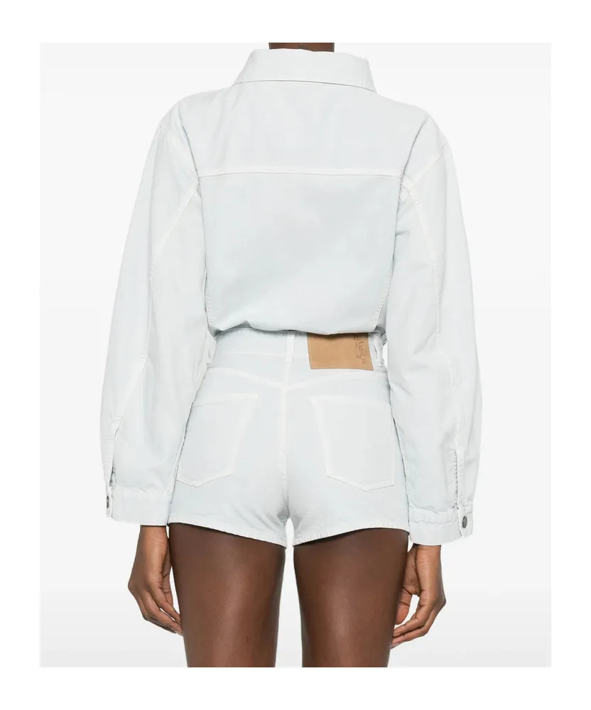 Button-Fastening Playsuit