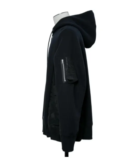 Sponge Sweat X Nylon Twill Hoodie