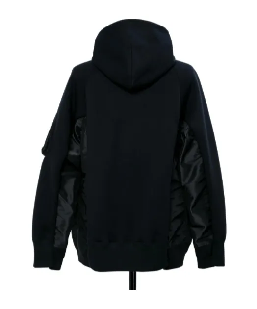 Sponge Sweat X Nylon Twill Hoodie