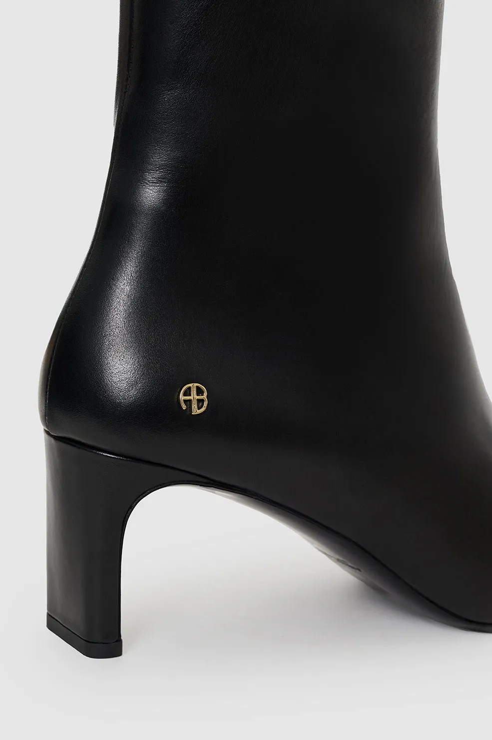 Anine Bing Jayden Square-Toe Ankle Boots