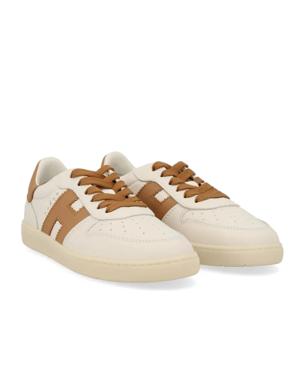 Hogan Logo Detailed Lace-Up Sneakers