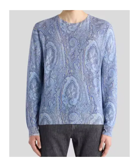 Etro Floral Arnica Motif Knitted Jumper