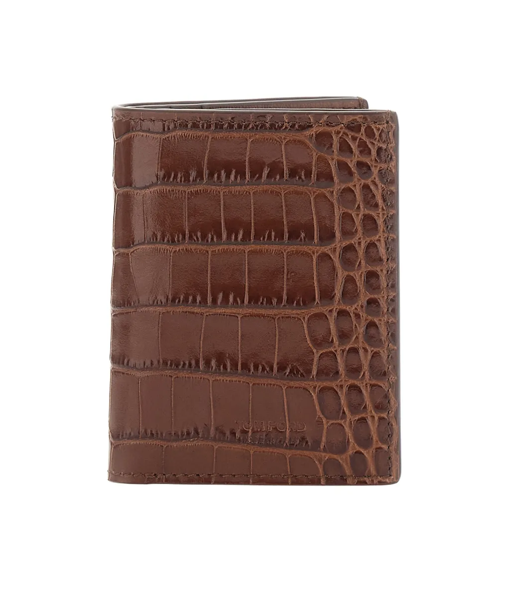 Tom Ford Embossed Leather Card Case