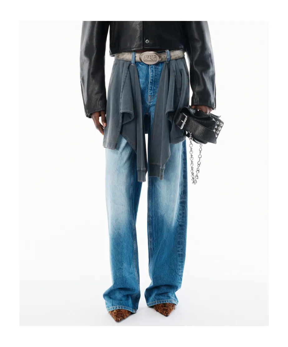 Tied-T-Shirt Jeans