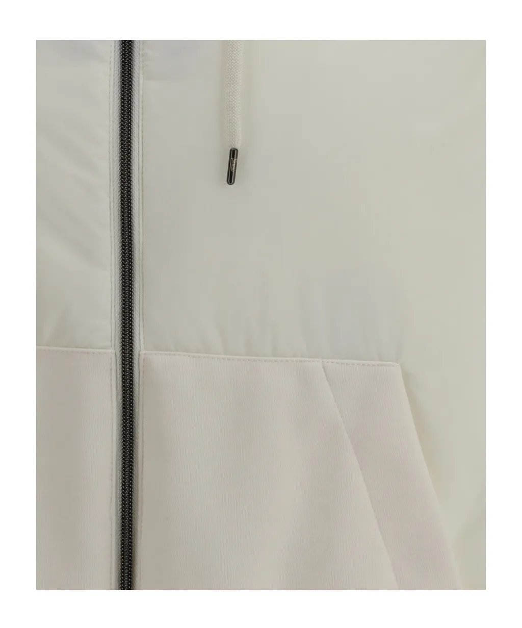 Herno Zip-Up Drawstring Hooded Jacket