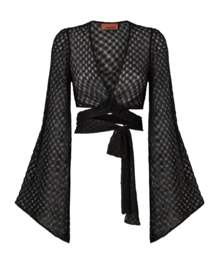 Missoni Raschel Workmanship Wrap Top