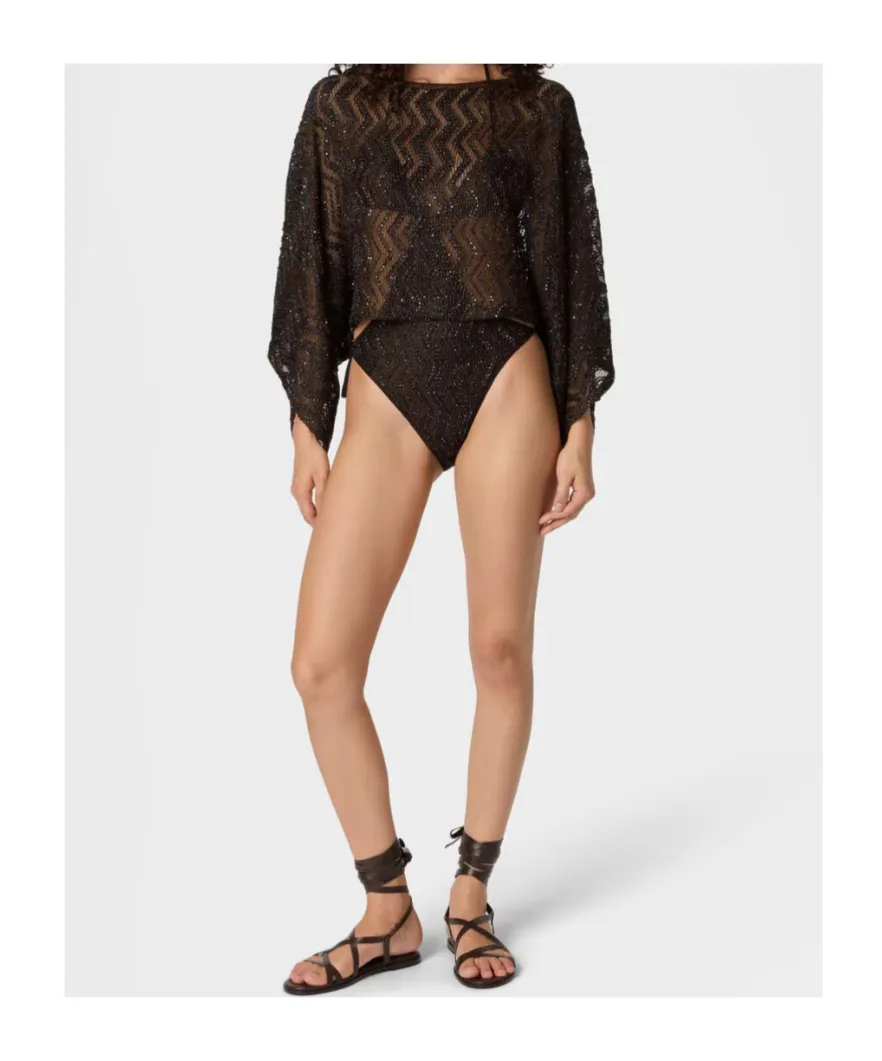 Missoni Zigzag Mesh Top