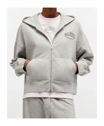 Ganni Essential Zip Hoodie