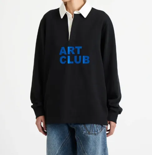 Jw Anderson Art Club Rugby Polo Top