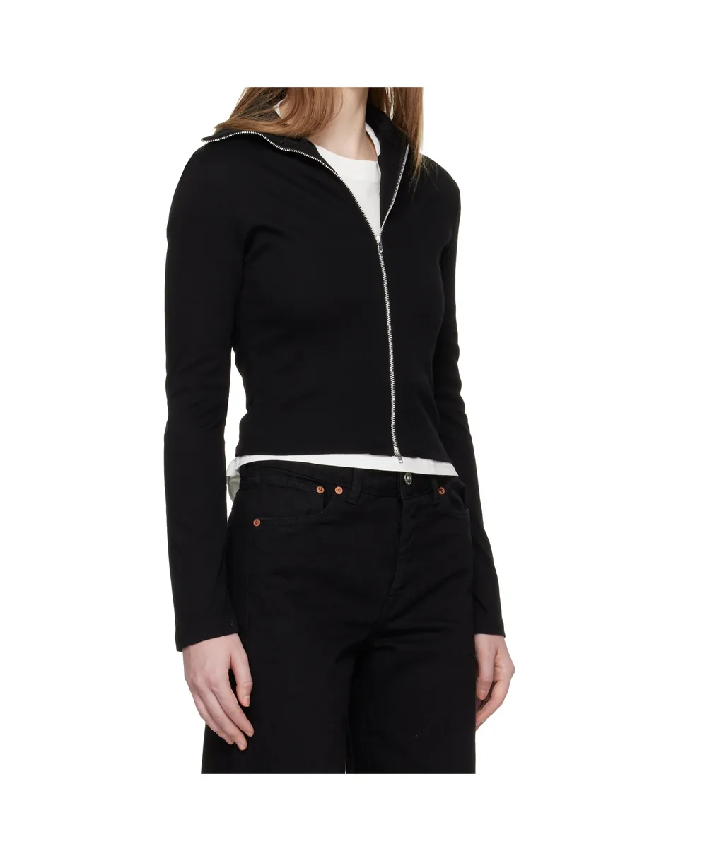 Zipped Long-Sleeved Top