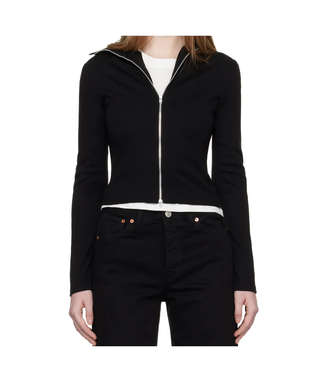 Zipped Long-Sleeved Top