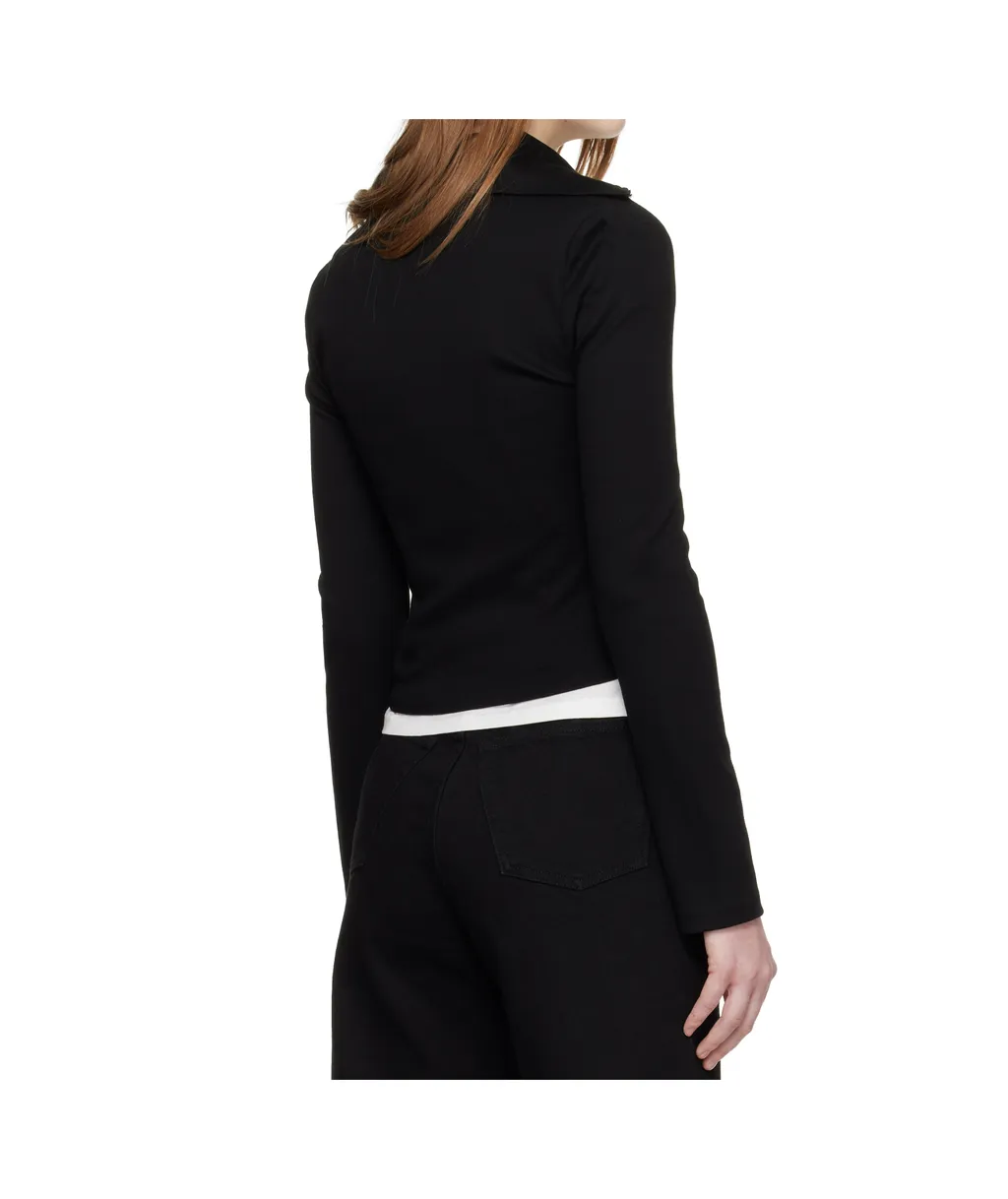 Zipped Long-Sleeved Top