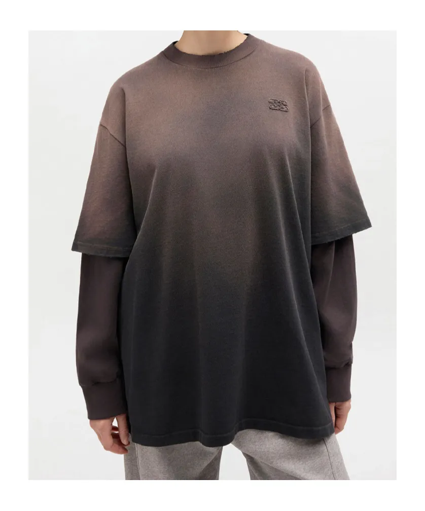 Logo-Detail Layered Sweatshirt