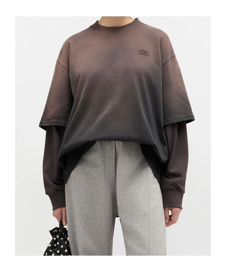 Logo-Detail Layered Sweatshirt