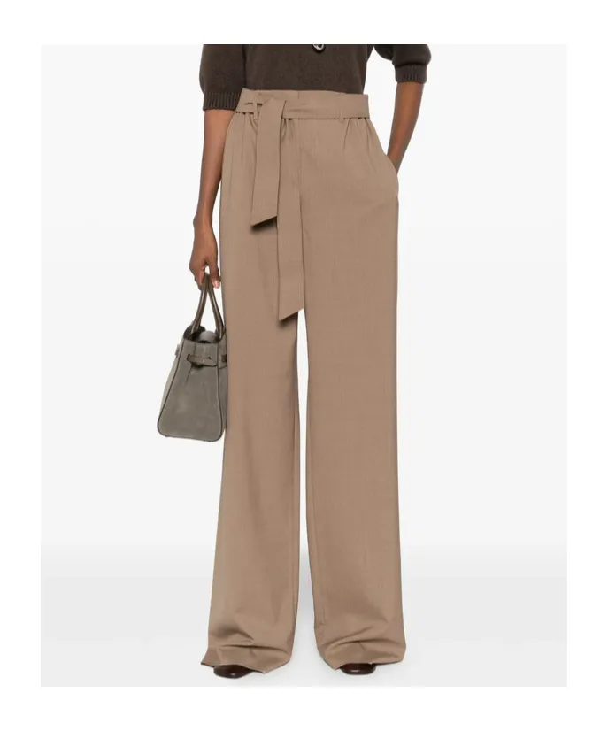 Wide-Leg Casual Pants