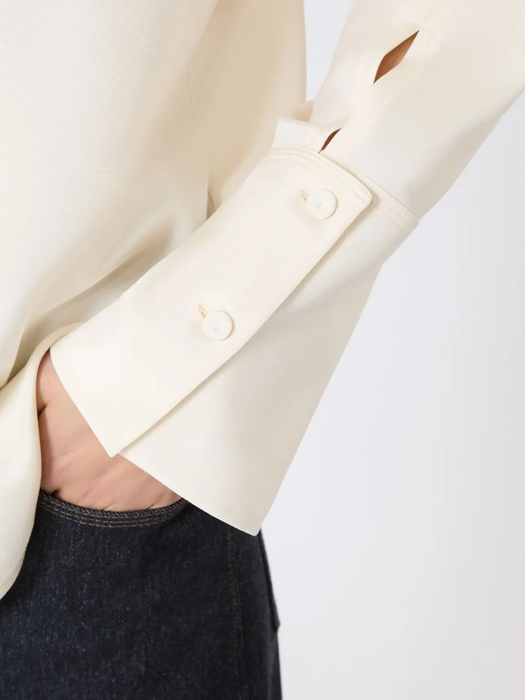 Silk Crepe De Chine Shirt