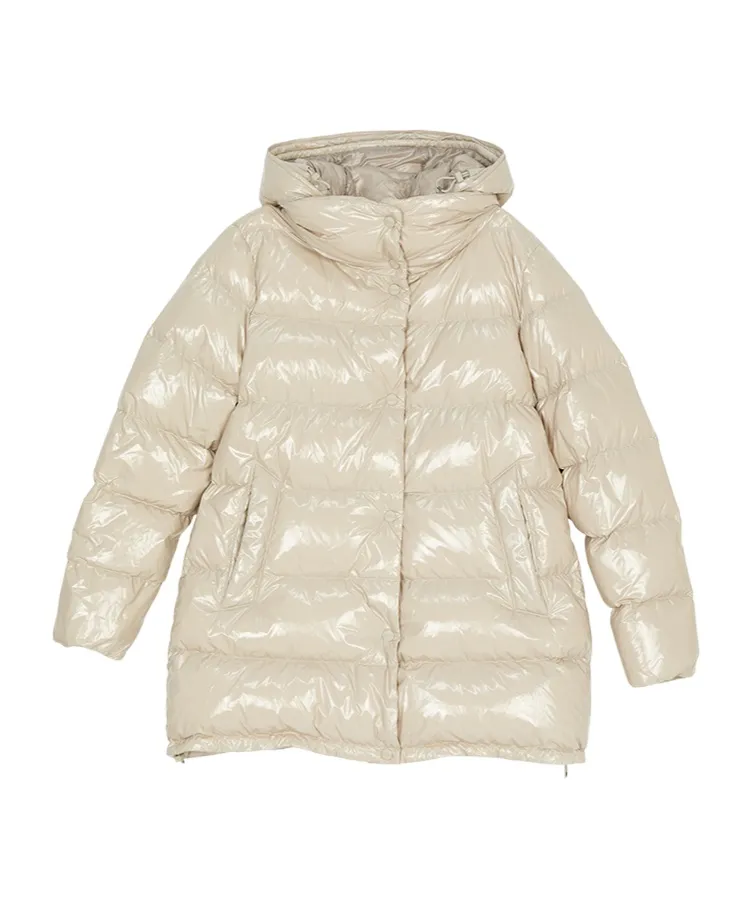 Herno Long-Sleeved Hooded Down Coat