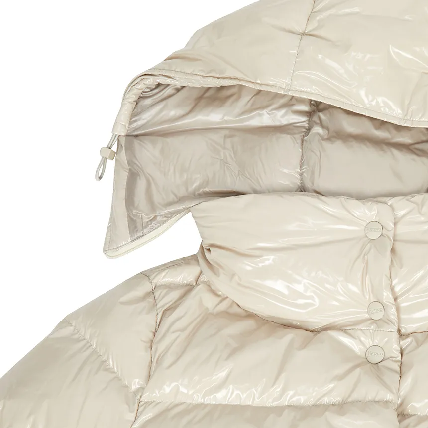 Herno Long-Sleeved Hooded Down Coat