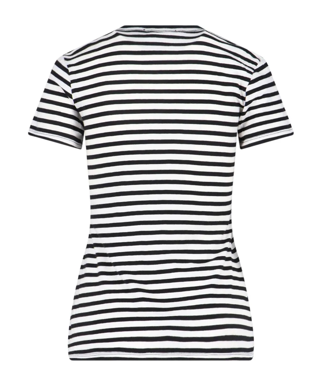Crew Neck Striped T-Shirt