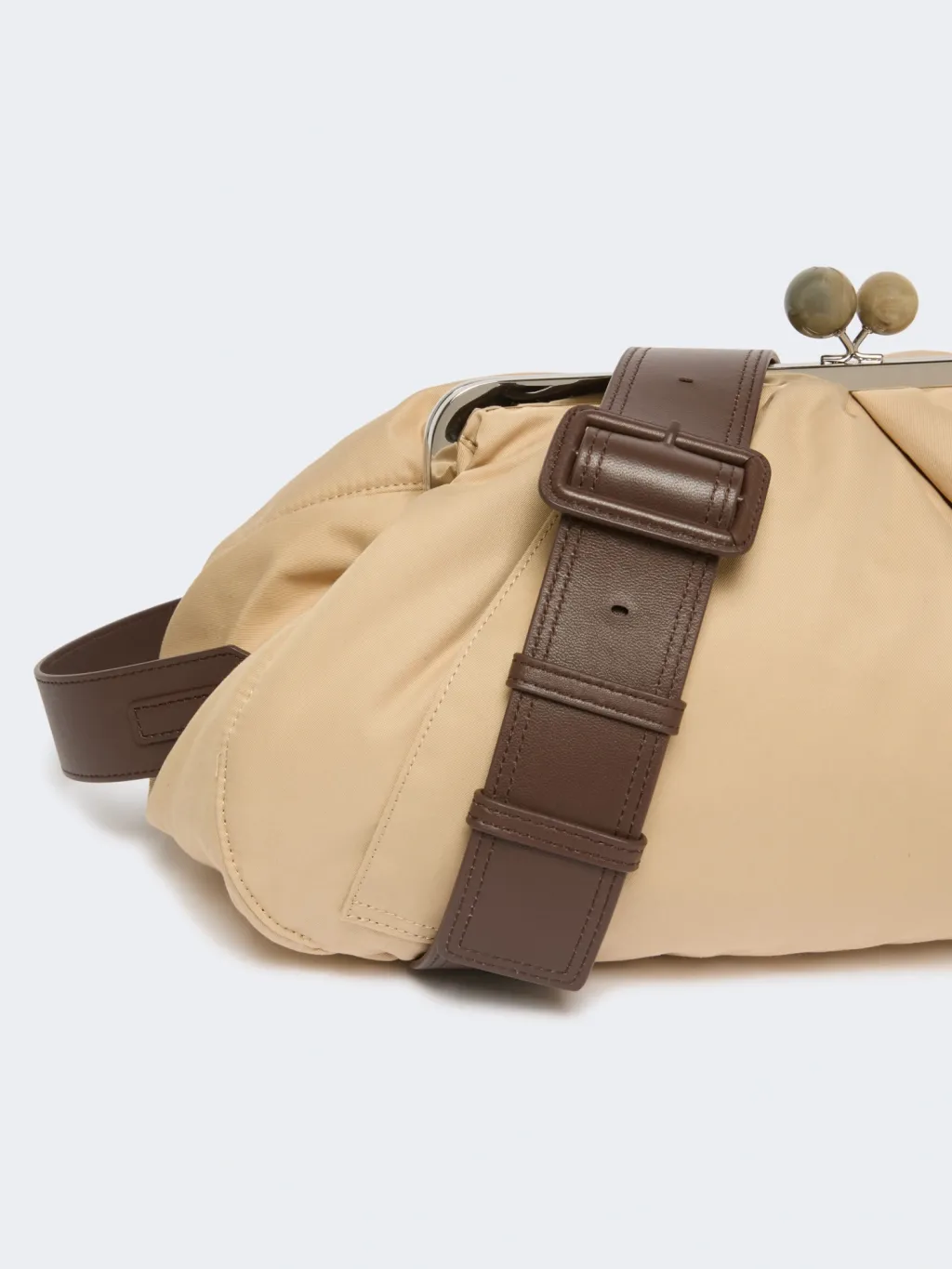 Extra-Large Pasticcino Padded Technical Gabardine Handbag