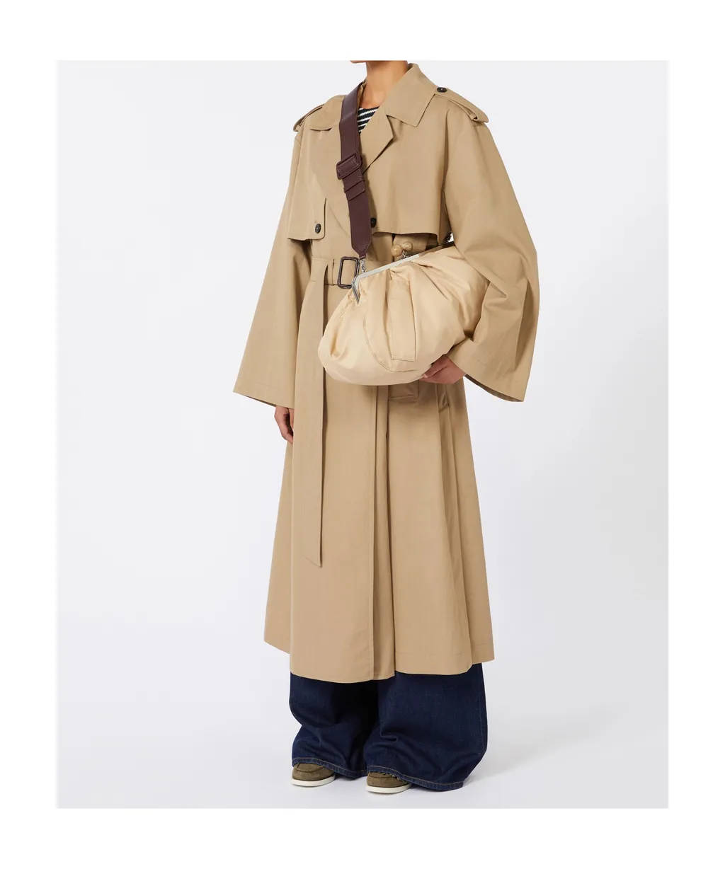 Extra-Large Pasticcino Padded Technical Gabardine Handbag