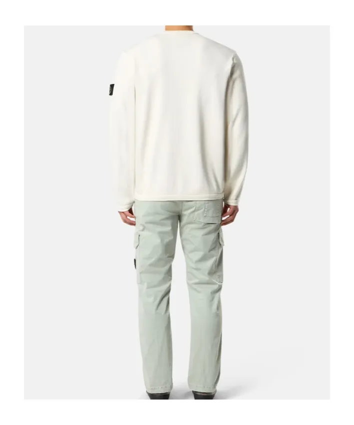 Stone Island Logo Patch Crewneck Sweatshirt