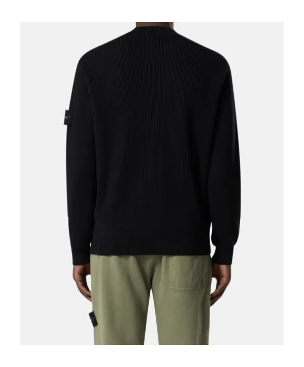 Stone Island Logo Patch Crewneck Sweater