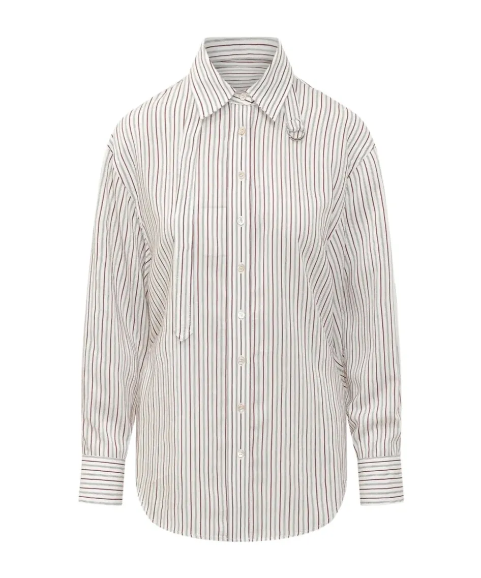 Striped-Pattern Shirt