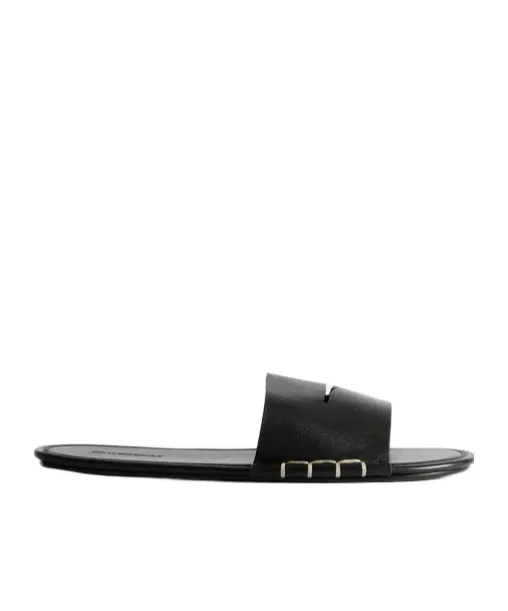 Loafer Slides In Black