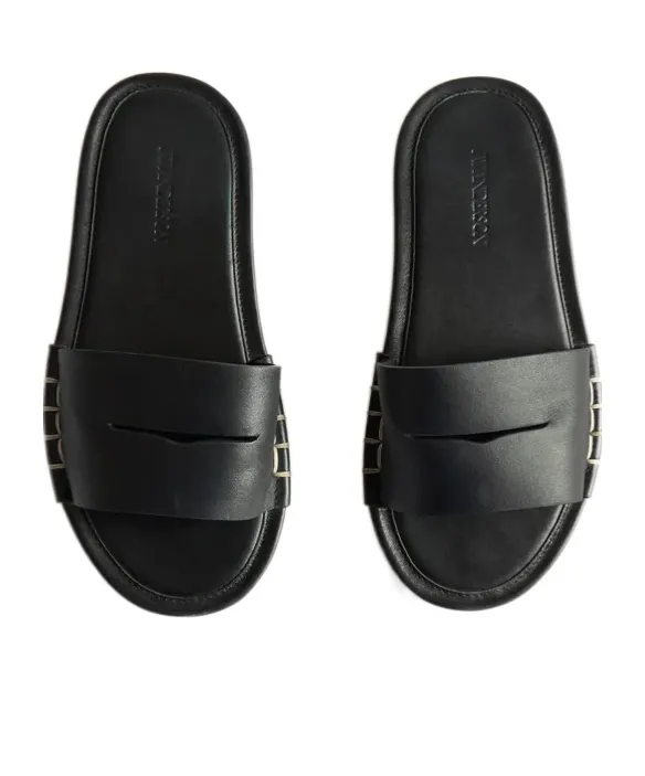 Loafer Slides In Black