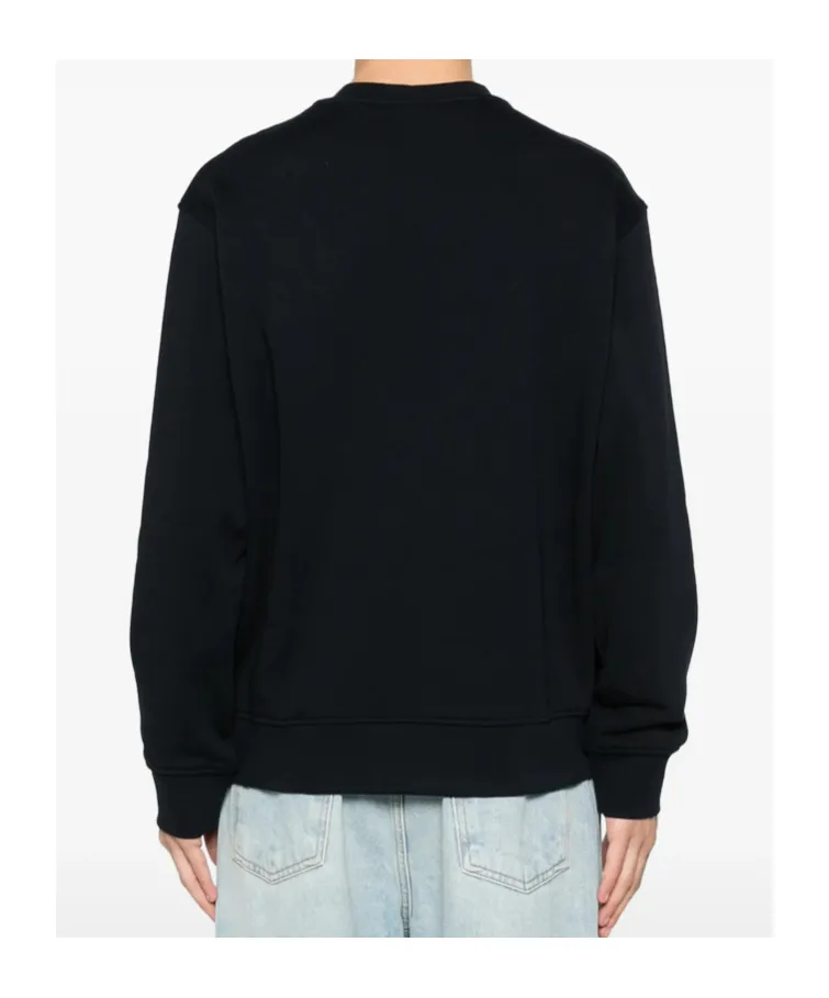 Logo-Embroidered Crew-Neck Sweatshirt