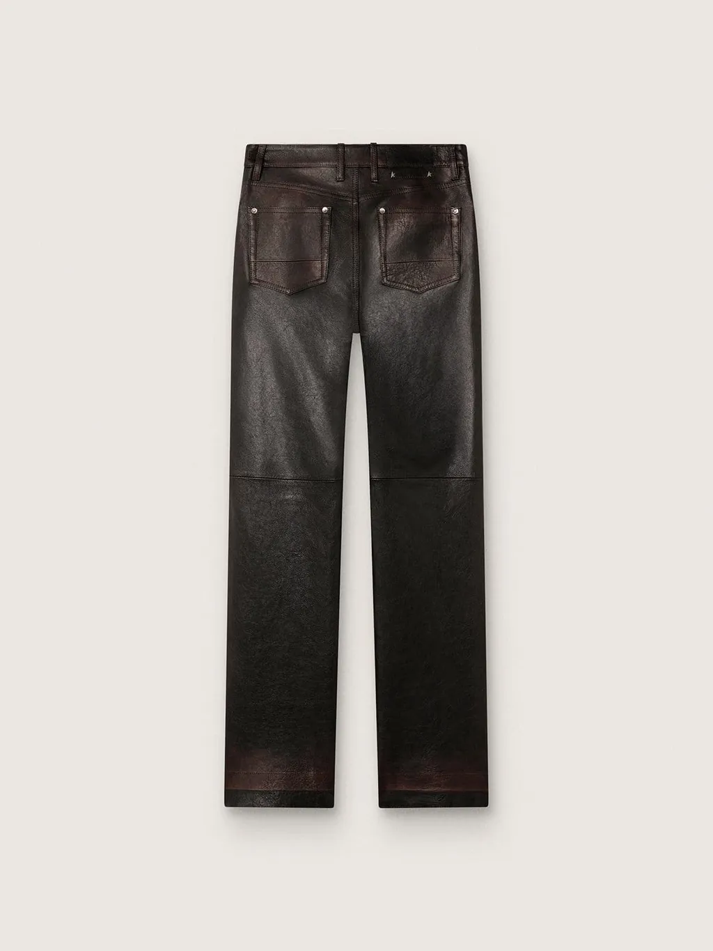 Golden Goose Deluxe Brand Straight-Leg Leather Pants