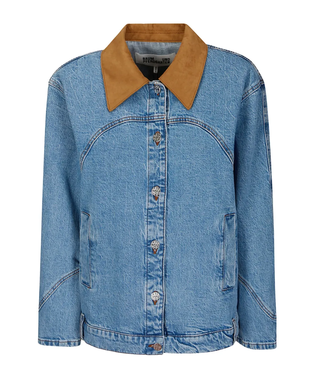 Button-Down Denim Jacket