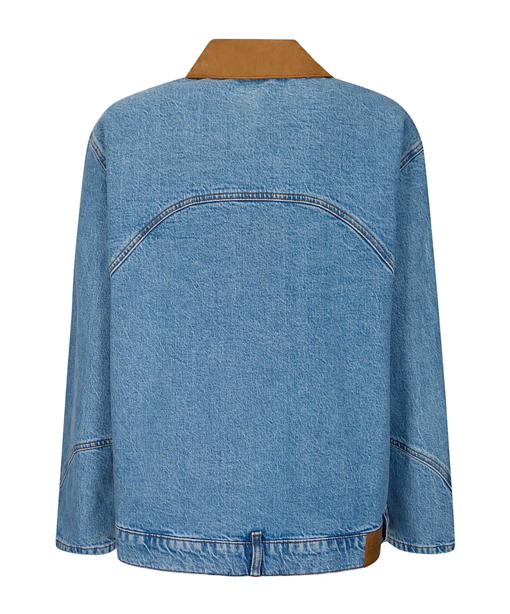 Button-Down Denim Jacket