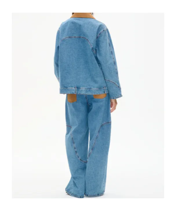 Button-Down Denim Jacket
